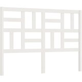  The Living Store Posteljno vzglavje belo 156x4x104 cm trdna borovina - Posteljno Vzglavje, (21453689) | Shoptok.si