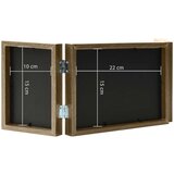  Trodijelni okvir za fotografije smeđi 22x15 cm + 2 x (10x15 cm) | shoptok.hr
