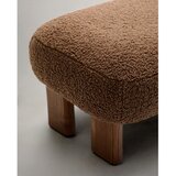 Kave Home Rjav tabure iz tkanine bouclé Nema – | Shoptok.si