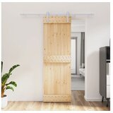 vidaXL Klizna vrata s priborom za montažu 70 x 210 cm masivna borovina | shoptok.hr