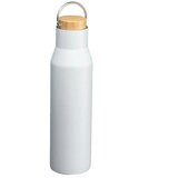  BOCA TERMO METALNA 550ML S DRVENIM POKLOPCEM MACMA 8389306 BIJELA Cene