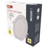  LED vgradno svetilo NEXXO, okroglo, belo, 12W, toplo bela Cene