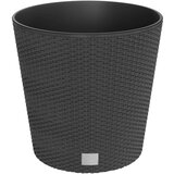 vidaXL Korito z odstranljivo notranjostjo antracit 35/37,5 L PP ratan, (20758880) Cene