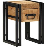  Konačna Stolić Smeđa i crna 30 x 30 x 40 cm Čvrsto drvo manga | shoptok.hr