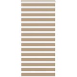 Zebra zavjesa Pješčano smeđa 100x200 cm Širina tkanine 95,9 cm Poliester | shoptok.hr