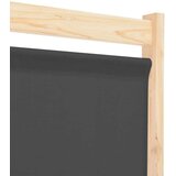 vidaXL Sobna pregrada s 5 panela od tkanine 200 x 170 x 4 cm siva | shoptok.hr