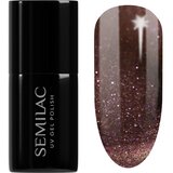 Semilac UV Hybrid Galaxy Flash gel lak za nohte z uporabo UV/LED lučke odtenek 823 Meta Rose 7 ml | Shoptok.si