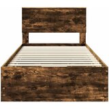  Krevetna konstrukcija s ladicama Dimljeni hrast 100 x 200 cm Smeđa 210 x 102 x 90 cm | Shoptok.si