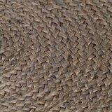  Ručno rađeni tepih od jute okrugli 150 cm sivi | shoptok.hr