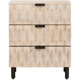  Nočna omarica s predalom Bela 50 x 33 x 60 cm Masiven les manga, (5000107193) | Shoptok.si