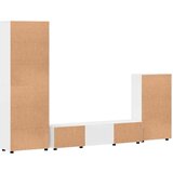 Set TV komoda s ladicama Visoki sjaj bijela Konstruirano drvo | shoptok.hr