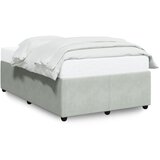 Furnova Posteljni okvir brez vzmetnico siv 120x190 cm žamet, (21940954) | Shoptok.si