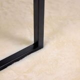  Faux Rabbit Fur Rug Krema Ø 120 cm Poliester | shoptok.hr