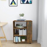  Pokretni ormarić boja dimljenog hrasta 60 x 35 x 75 cm drveni | shoptok.hr