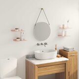  Lebdeća polica Zidne 4 pcs Ružičasta 30 x 18 x 2,5 cm Čelik | Eponuda.ba