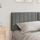  Tapecirani uzglavlje s uzglavljem Smeđa i svijetlosiva 160 cm | shoptok.hr