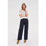 Marisse Striped Sweatshirt With Short Sleeves, Ecru | Eponuda.ba