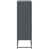  Visoka komoda antracit 68,5x38,5x123,5 cm čelična | shoptok.hr