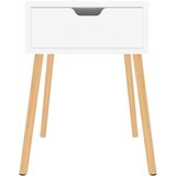  Noćni ormarići 2 kom sjajni bijeli 40x40x56cm konstruirano drvo | shoptok.hr
