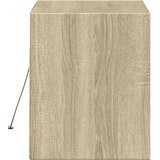  Zidni TV ormarić s LED svjetlima boja hrasta sonome 80x31x38 cm | Eponuda.com