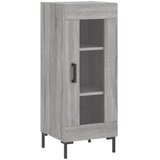  Visoka komoda siva sonome 34,5x34x180 cm od konstruiranog drva | shoptok.hr