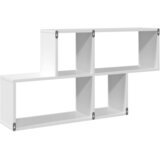  Zidna polica bijela 100 x 20 x 53 cm od konstruiranog drva | shoptok.hr