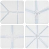 Šator za zabave Bijelo 800 x 400 x 266 cm Polietilen | shoptok.hr