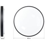  Brilagi - LED prigušiva svetiljka GLASS POOL DOUBLE LED/48W/230V 40 cm crna + daljinski upravljač | Eponuda.com