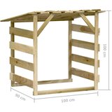 vidaXL Pergole s krovom 3 kom 100 x 90 x 100 cm impregnirana borovina | shoptok.hr