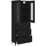  Highboard Crni hrast 69,5 x 34 x 180 cm Konstruirano drvo | shoptok.hr