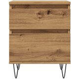 vidaXL Nočna omarica artisan hrast 40x35x50 cm inženirski les | Shoptok.si