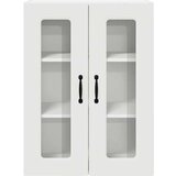 vidaXL Zidni kuhinjski ormarić Visoki sjaj bijela 60 x 31 x 80 cm | shoptok.hr