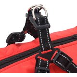 Kaput za pse s pojasom Crvena 5XL Flis i Poliester | shoptok.hr