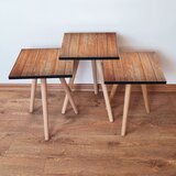 Hanah home 3Shp354 - brown brown nesting table (3 pieces) | ePonuda.com