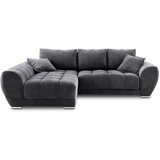 Windsor & Co Sofas tamnosivi baršunasti kutni kauč na razvlačenje Nuage, lijevi kut Cijene