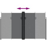  Bočna tenda na uvlačenje crna 200 x 1200 cm | shoptok.hr