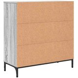 vidaXL Strani šal Siva sonoma 79.5 x 33 x 82 cm Konstruiran les | Shoptok.si