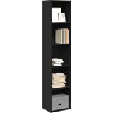 vidaXL Regal za knjige crni 40 x 30 x 189 cm konstruirano drvo Cijene