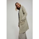 Marisse Long Cardigan With Pockets, Sand Color | shoptok.hr