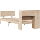  s regalom za knjige bez madraca 75x190 cm borovina | shoptok.hr