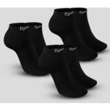 GymBeam Čarape Ankle Socks 3Pack Black
