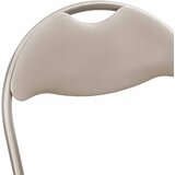  Sklopiva stolica 8 pcs Pijesak 48 x 43,5 x 81 cm Lažna koža | shoptok.hr