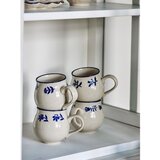 Bloomingville Modre/kremno bele skodelice v kompletu 4 ks iz kamenine Eimy – | Shoptok.si