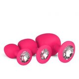 EasyToys - Anal Collection komplet analnih čepov Easytoys Diamond, roza Cene