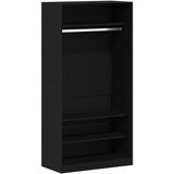 vidaXL Ormar Crni Hrast 100x50x200 cm, Drvo | shoptok.hr