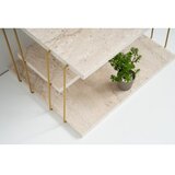 Hanah home Klub sto Lifon, 50x33x40 cm, Krem | Eponuda.ba