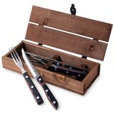 Gense Črn/v srebrni barvi pribor 4 ks iz nerjavečega jekla Old Farmer Classic – | Shoptok.si