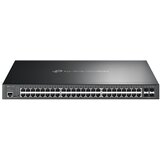 Tp-link Switch 48x1000Mbps (48xPOE+) + 4xGigabit SFP + 2xconsole port, Managed Racks, TL-SG3452P Cene