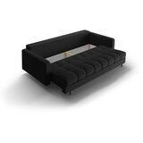 Cosmopolitan Design Črna raztegljiva sedežna garnitura s prostorom za shranjevanje 222 cm Bali – | Shoptok.si
