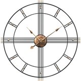  Zidni sat crni Ø 60 cm željezni | shoptok.hr